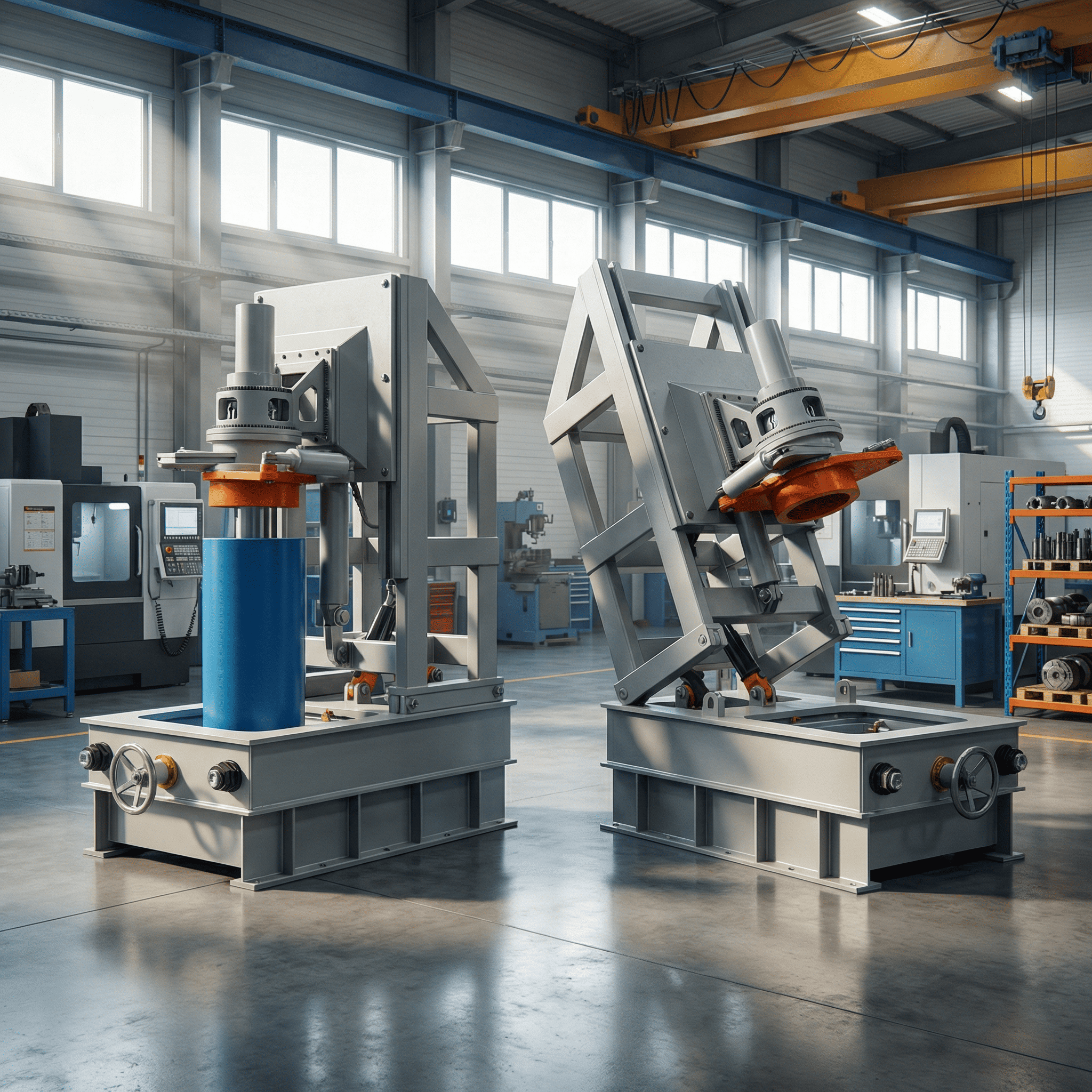 Стенд для сборки и разборки гидроцилиндров вертикальный (СОГ-500В)