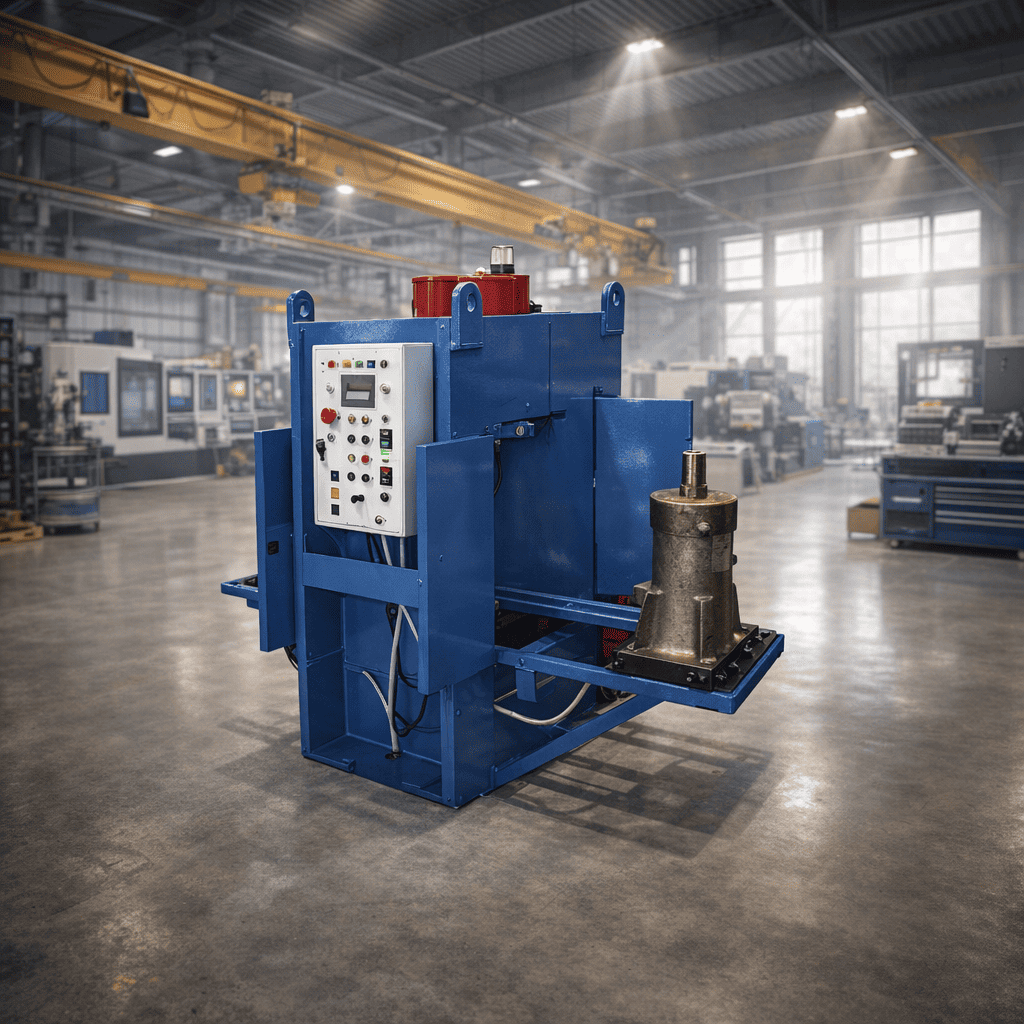 Стенд для испытания эластомерных поглощающий аппаратов автосцепок (СИ-2500-ЭПА)