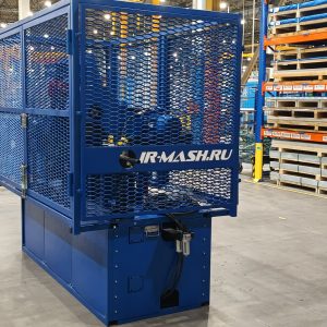 Комплекс вертикальной размотки и мерной резки стальных канатов
