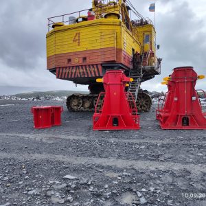 Система подъёма поворотной платформы экскаватора гидравлическая (СПЭГ 4-210У) ИРМАШ