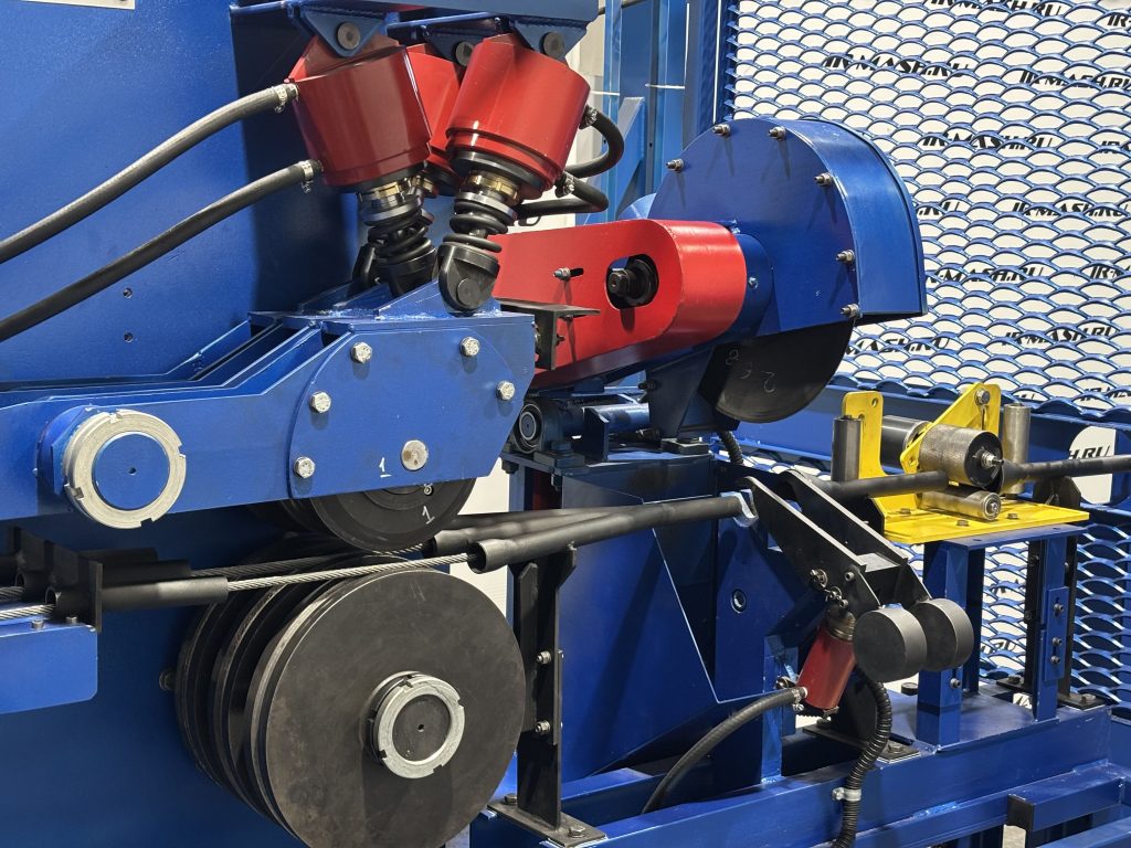 Комплекс вертикальной размотки и мерной резки стальных канатов «МЕТЕОР»