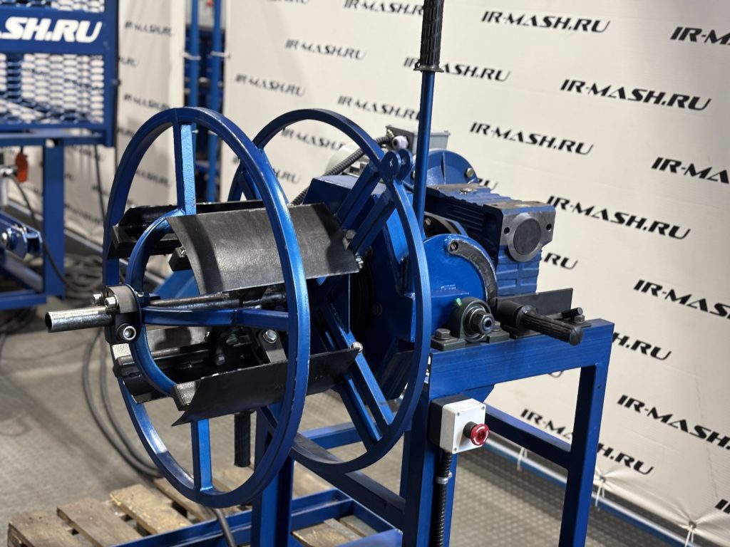 Комплекс вертикальной размотки и мерной резки стальных канатов «МЕТЕОР»