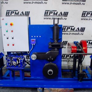 Установка для перемотки и мерной резки стальных канатов (УРК-60) ИРМАШ