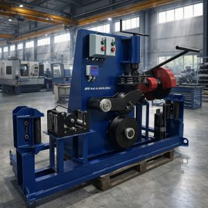 Установка для перемотки и мерной резки стальных канатов (УРК-60)