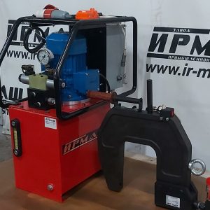 Клепатор (гидроскоба) для рам ГАЗели и других легких грузовиков в комплекте с маслостанцией с электрическим приводом
