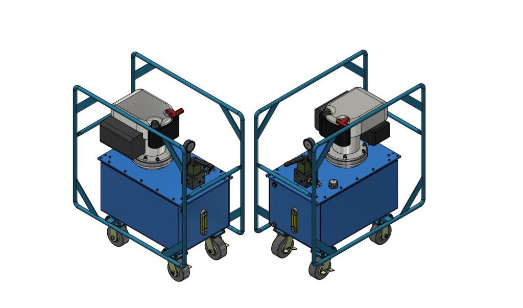 Насосная станция (НБР), ДВС с ручным 3-х позиционным распределителем ИРМАШ