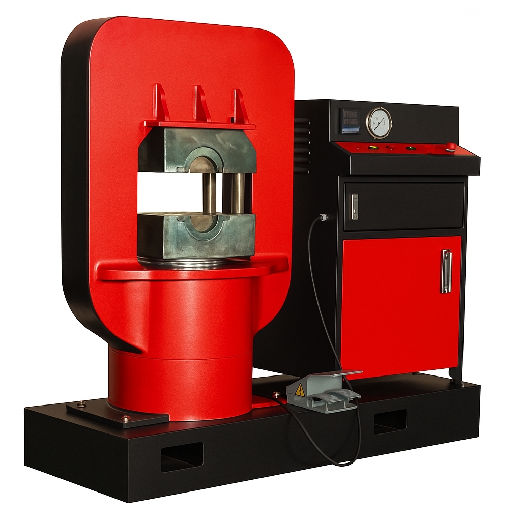 Пресс гидравлический для опрессовки стальных канатных стропов (ППК-С1000)