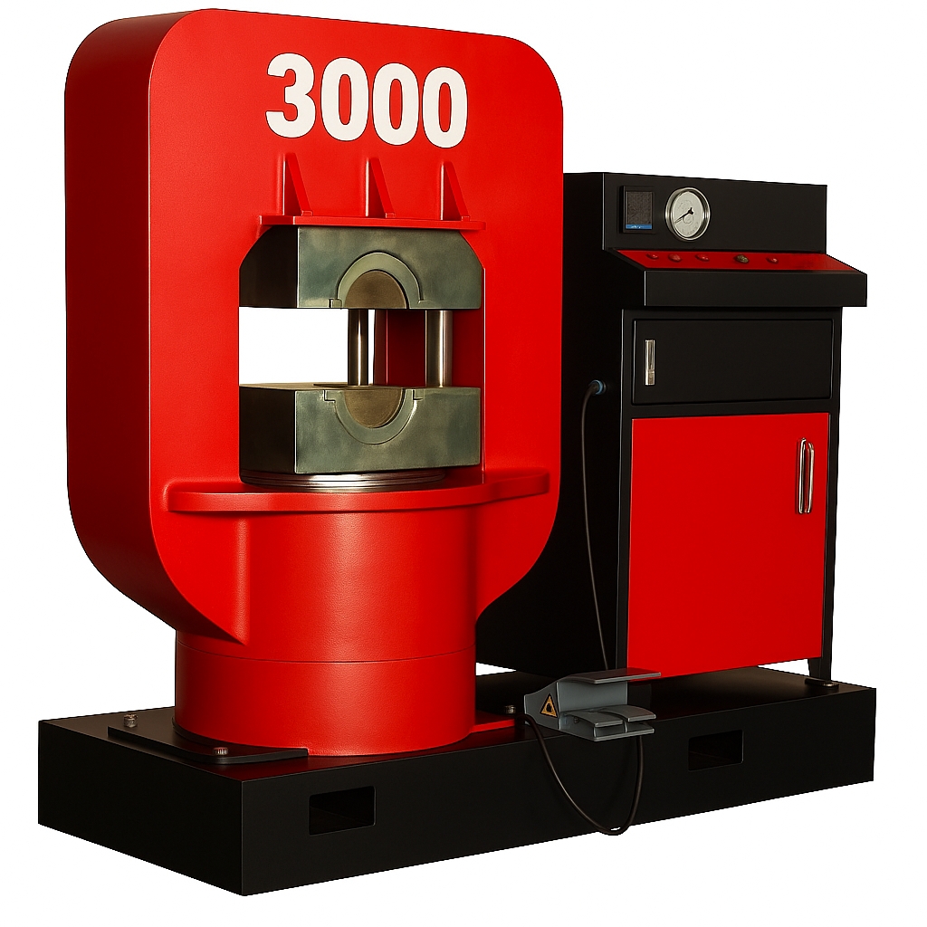 Пресс гидравлический для опрессовки стальных канатных стропов (ППК-С3000)